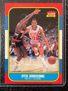 lot 79 image: 1986 Fleer Otis Birdsong Card #10