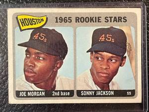 lot 89 image: 1965 Topps Joe Morgan Sonny Jackson Rookie Stars Card #16