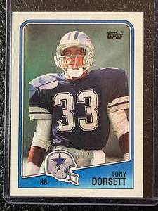 lot 111 image: 1988 Topps Tony Dorsett Card #262