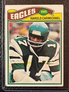 lot 124 image: 1977 Topps Harold Carmichael Card #144
