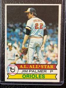 lot 156 image: 1979 Topps Jim Palmer All Star Card #340