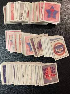 lot 179 image: 1986 Sportflics Baseball Trivia Quiz Hologram Cards