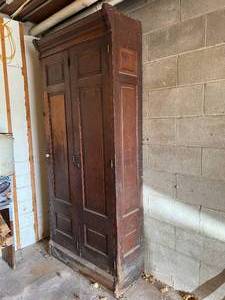 Antique Old Wood Locker - From Post Office