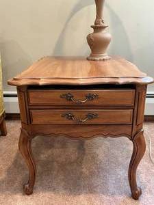 End Table and Lamp