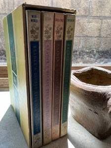 1957 Readers Digest Book Set, Candle Holder and Pot