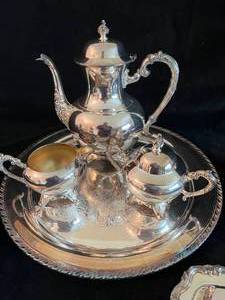 F. B. Rogers Silver Service Lot