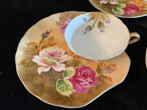 Lefton China Hand Painted Dish Set