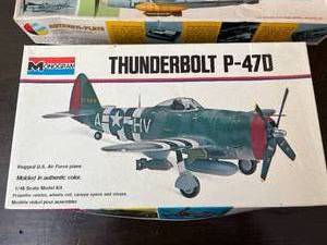 3 Model Airplane Kits