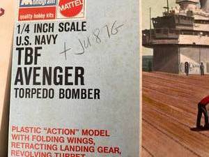 5 Model Airplanes Thunderbolt, British Assault Glider, Razorback, Torpedo Bomber & More