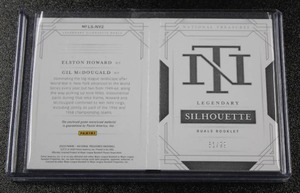 lot 11 image: 2020 National Treasures Duals Booklet Jersey Elston Howard  Gil McDougald 5199  Only 99 Exist