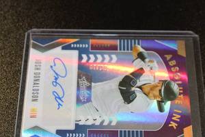 lot 14 image: 2020 Absolute Ink Josh Donaldson Autograph 710  Only 10 Exist