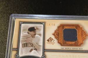 lot 17 image: 2005 SP Legendary Cuts Classic Careers Jersey Relic Jack Morris 1450  Only 50 Exist