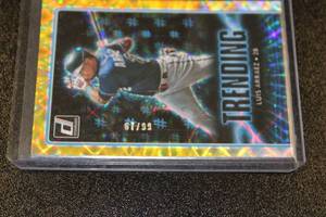 lot 18 image: 2021 Donruss Trending Gold Luis Arraez #TR6 6799  Only 99 Exist