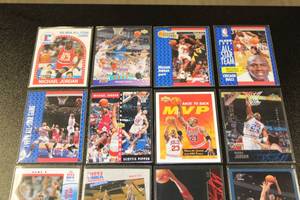 lot 54 image: Michael Jordan Basketball Card Lot  16 Different Cards