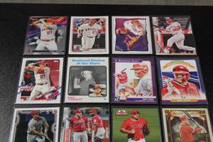 lot 67 image: Mike Trout Baseball Card Lot  16 Different Cards