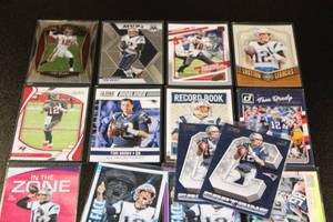 lot 78 image: Tom Brady Football Card Lot  22 Cards