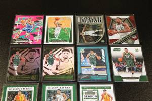 lot 79 image: Giannis Antetokounmpo Basketball Card Lot  16 Cards