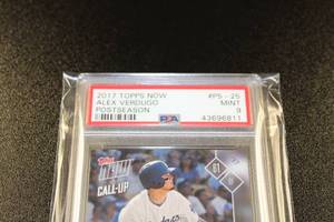 lot 87 image: 2017 Topps Now Postseason Alex Verdugo #PS-25 PSA 9