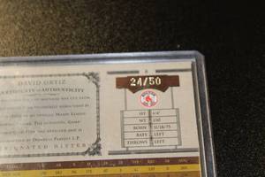 lot 99 image: 2005 Playoff Prime Cuts David Ortiz Jersey Relic 2450  Only 50 Exist