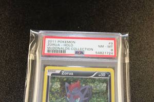 lot 111 image: 2011 Pokemon McDonalds Collection Zorua Holo 912 PSA 8