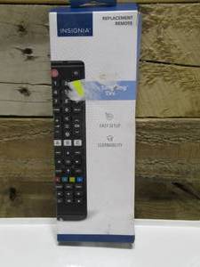 lot 52 image: Insignia - Replacement Remote for Vizio TVs - Black
