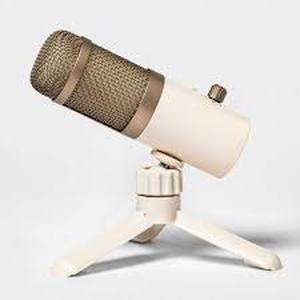 lot 44 image: heyday Desktop Microphone - Stone White