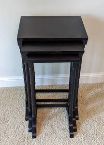 Black Painted Nesting Tables