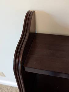 Espresso Wood Wall Shelf
