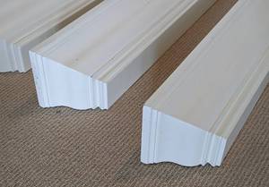 Six Pottery Barn White Wall Shelves