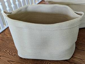 Pair of Cottonphant Woven Storage Baskets