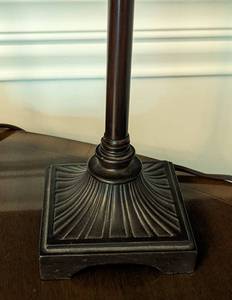Pair of Bronze Table Lamps