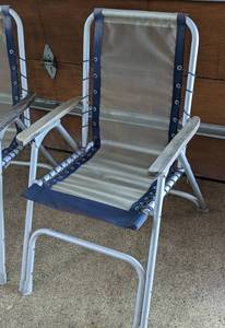 Pair of Outdoor Folding Chairs