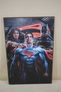 Batman vs Superman Dawn of Justice Wood Wall Art