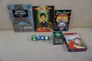 Collectibles - Rick and Morty, Doctor Who, Redshirts Game
