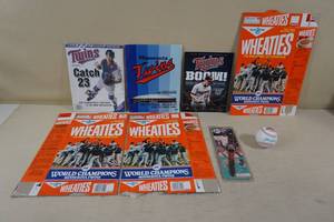 Minnesota Twins Collectibles - Watch, Wheaties, Magazines, Program