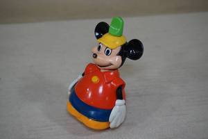 Vintage Kidco Mickey Mouse Spinning Top Toy