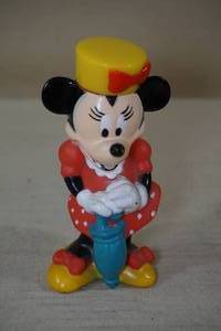 Vintage Tootsie Toy Minnie Mouse Bubble Blower - Rare Yellow Hat