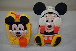 Vintage Illco Mickey Mouse Toys