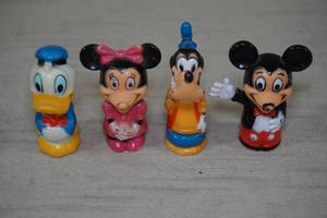 Vintage Mickey Mouse and Friends Pencil Toppers
