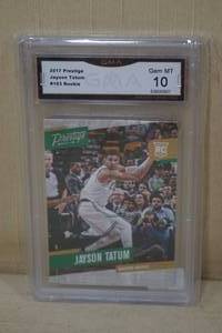 2017 Prestige Jayson Tatum Rookie Card - GMA 10