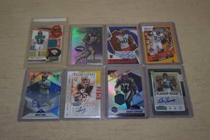 Autograph and Jersey Patch Football Cards - Etienne, Eifert, Harrison