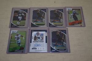 Dallas Cowboys Football Cards - Trevon Diggs, Zeke, Ceedee Lamb, Parsons