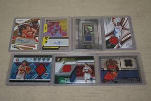 Jersey Patch and Auto Basketball Cards - Brand, Chalmers, Dickau