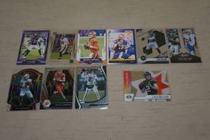 Parallel and Insert Rookie Football Cards - Mond, Lawrence, Wilson, Tua