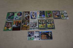 Parallel and Insert Football Cards - Rodgers, Adams, Allen, Rookies