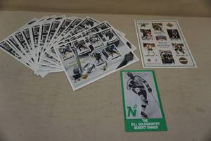 Upper Deck Hockey Limited Collectible Sheets - Goldsworthy Auto