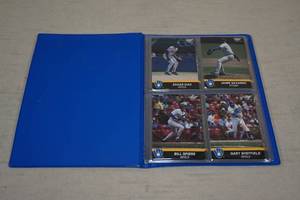 1990 Milwaukee Brewers Miller High Life Baseball Card Binder