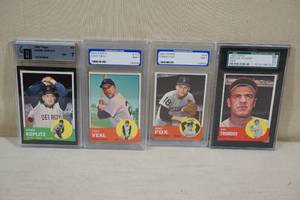 1963 Topps Baseball Graded Cards - Detroit Tigers