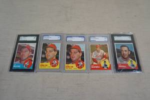 1963 Topps Baseball Graded Cards - Philadelphia Phillies