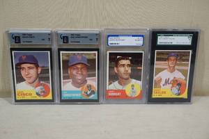 1963 Topps Baseball Graded Cards - NY Mets